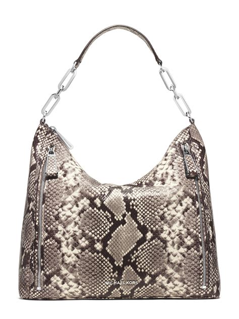 michael kors women handbag snake leather|Michael Kors snakeskin wallet.